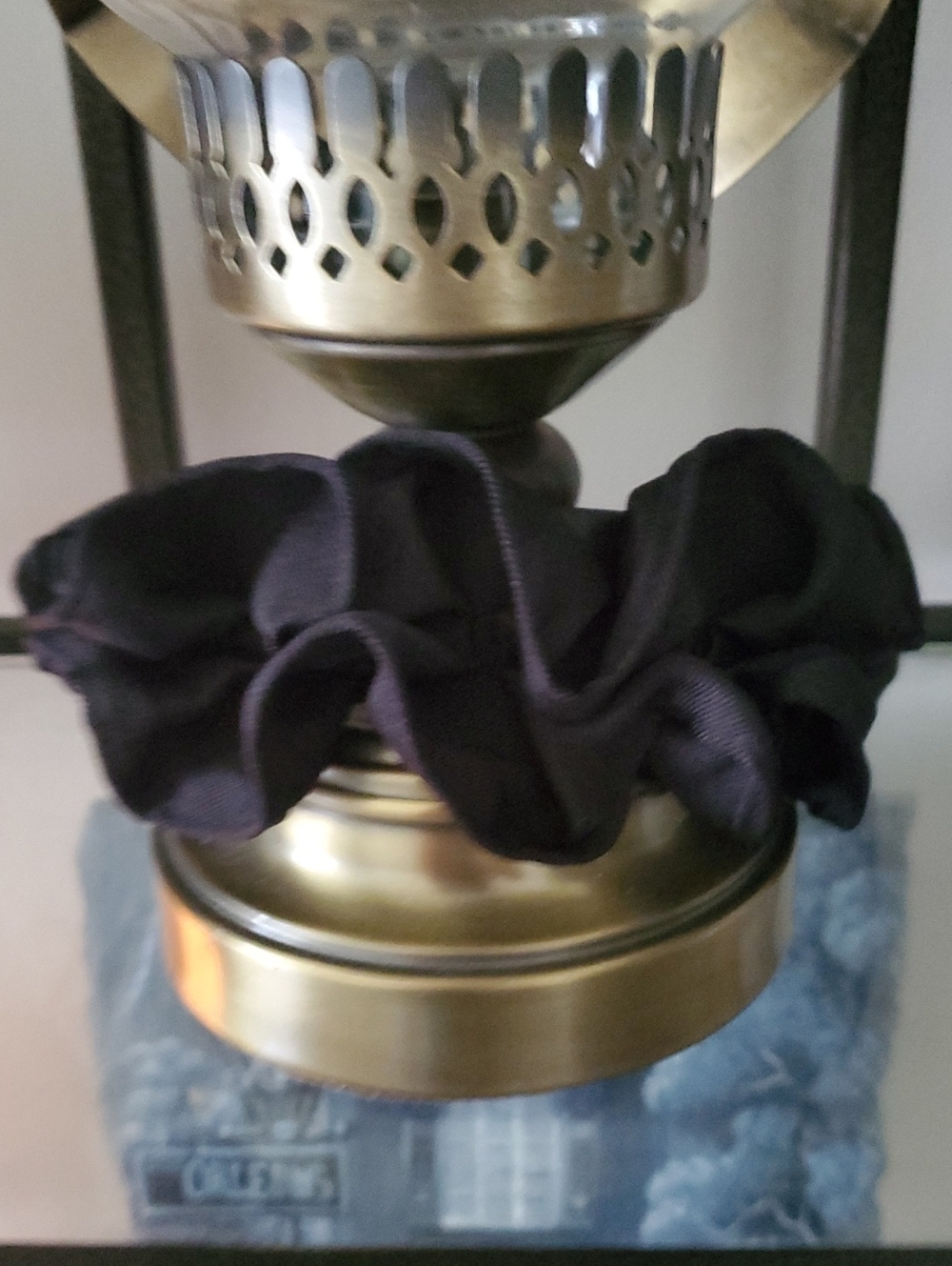 Chic Blue and Gold Padded Hairband And Black Satin Feel Headbands - Picture 4 of 12